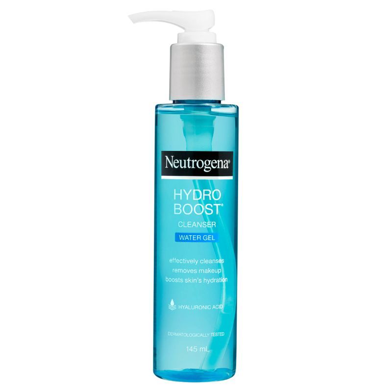 Neutrogena Hydro Boost Cleanser Water Gel Face Wash With Hyaluronic Acid For 24 Hours Hydration