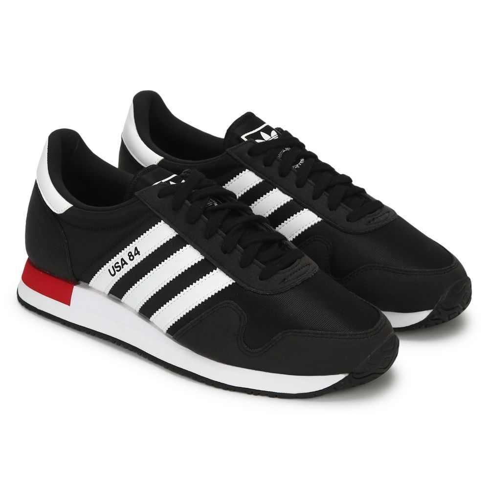 adidas Originals Usa Black Sneakers Shoes: adidas Originals 84 Black Sneakers Shoes Online at Best Price in | NykaaMan