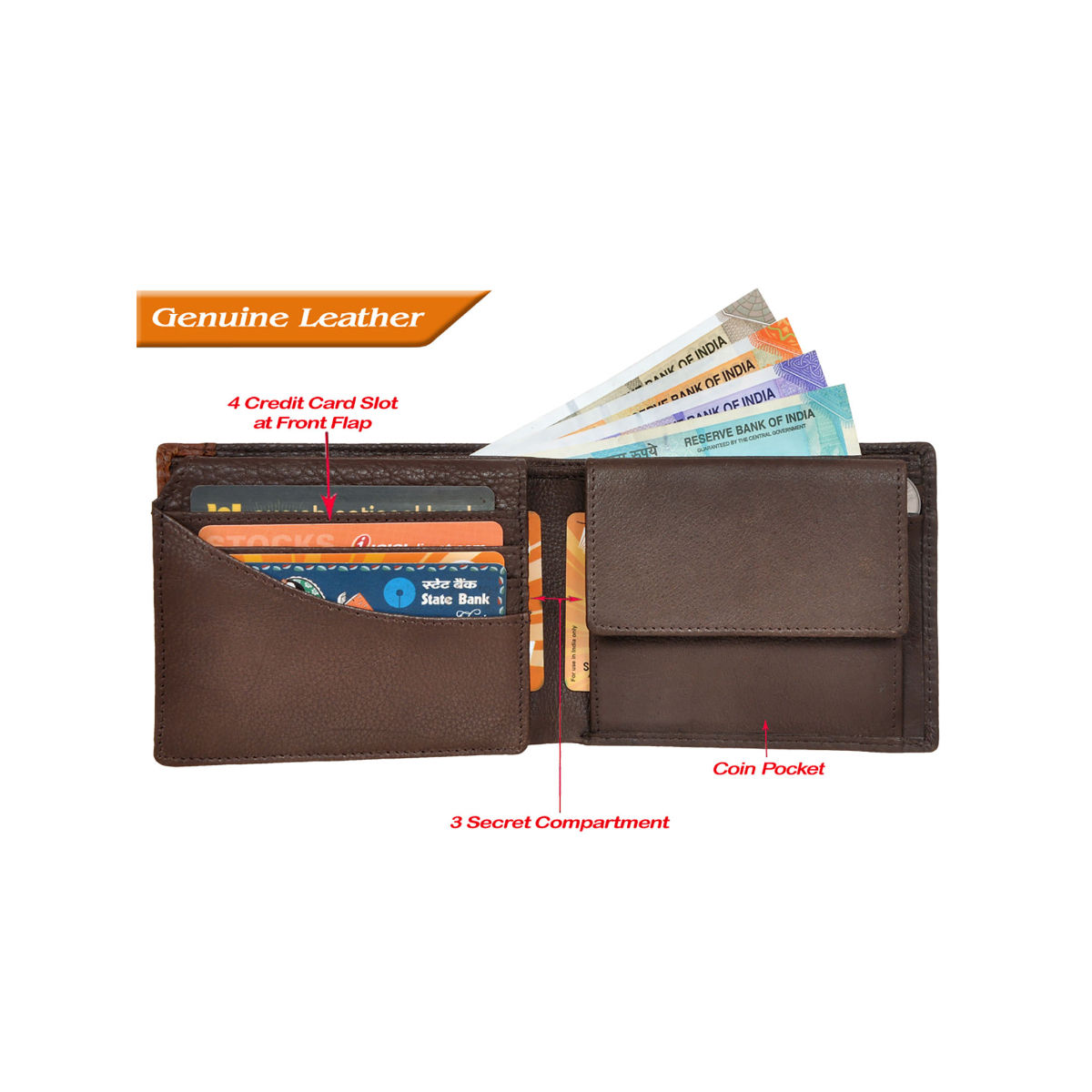 Buy Allen Cooper Leather Wallets For Men Online