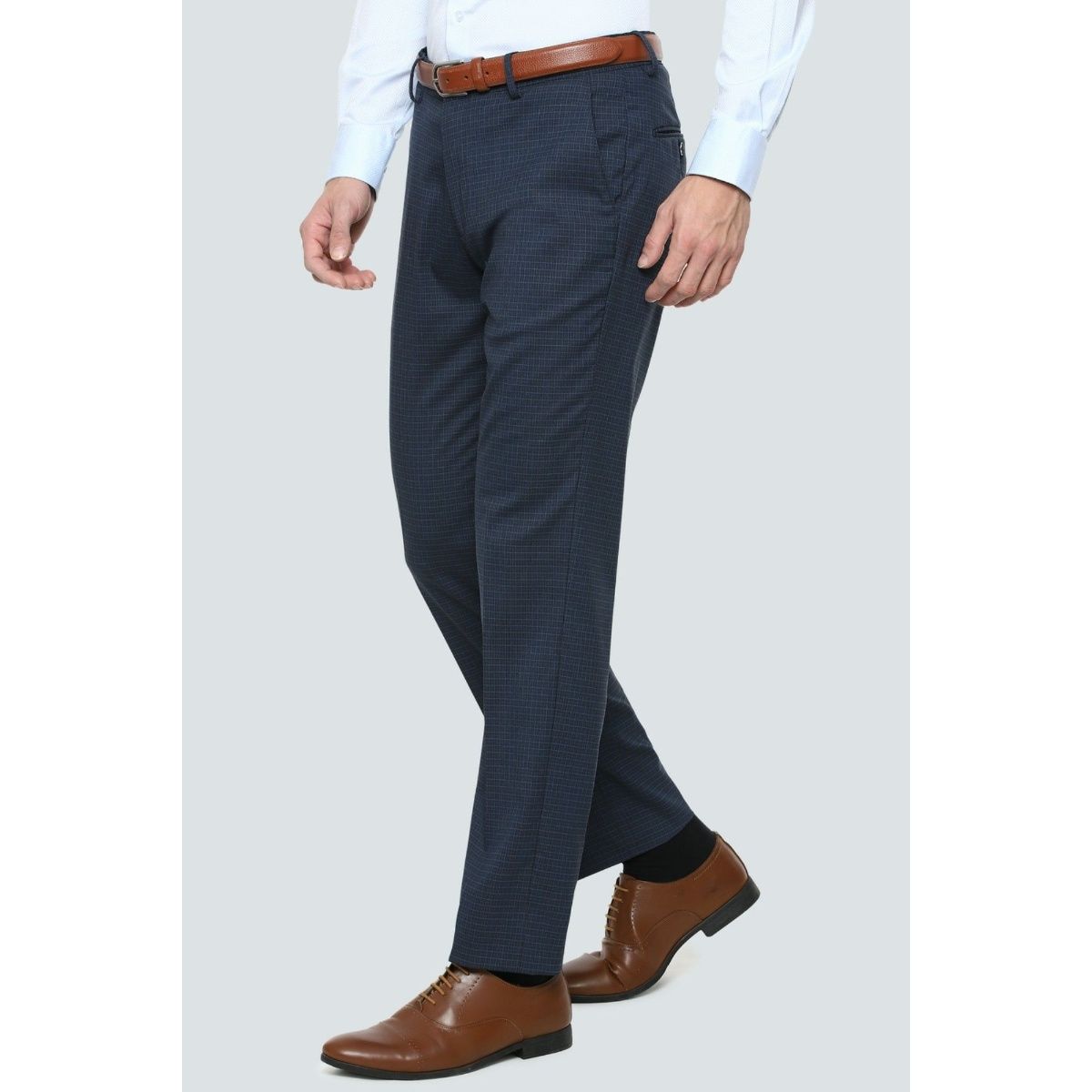 Louis Philippe Sport Regular Fit Men Blue Trousers - Buy Louis Philippe  Sport Regular Fit Men Blue Trousers Online at Best Prices in India |  Flipkart.com