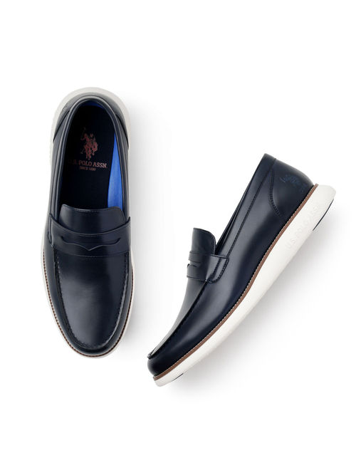 Buy POLO Men Sandro Navy Work Casuals Slip On Online