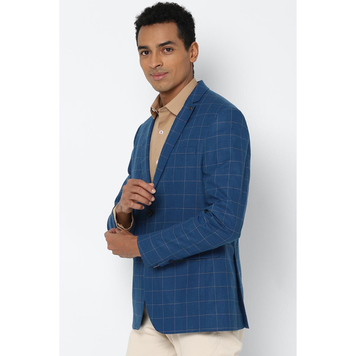 Allen solly blue blazer best sale