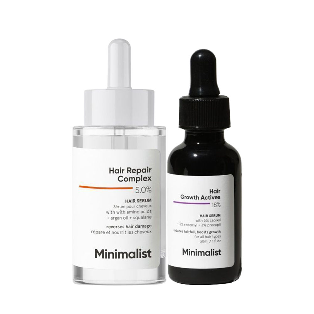 Minimalist Hair Serum Duo For Scalp & Length