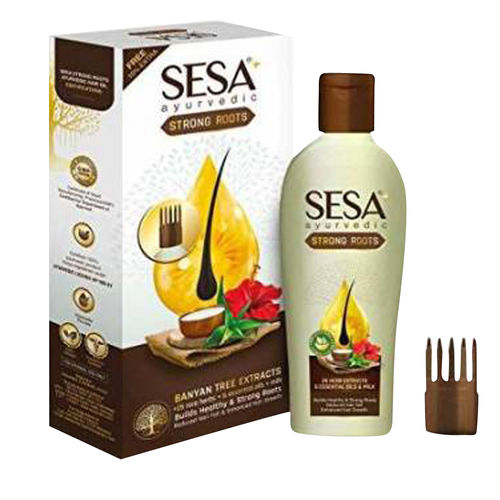 Sesa Ayurvedic Strong Roots Hair Oil- 26 Herbs + 6 Oils + Milk: Buy Sesa  Ayurvedic Strong Roots Hair Oil- 26 Herbs + 6 Oils + Milk Online at Best  Price in India | NykaaMan