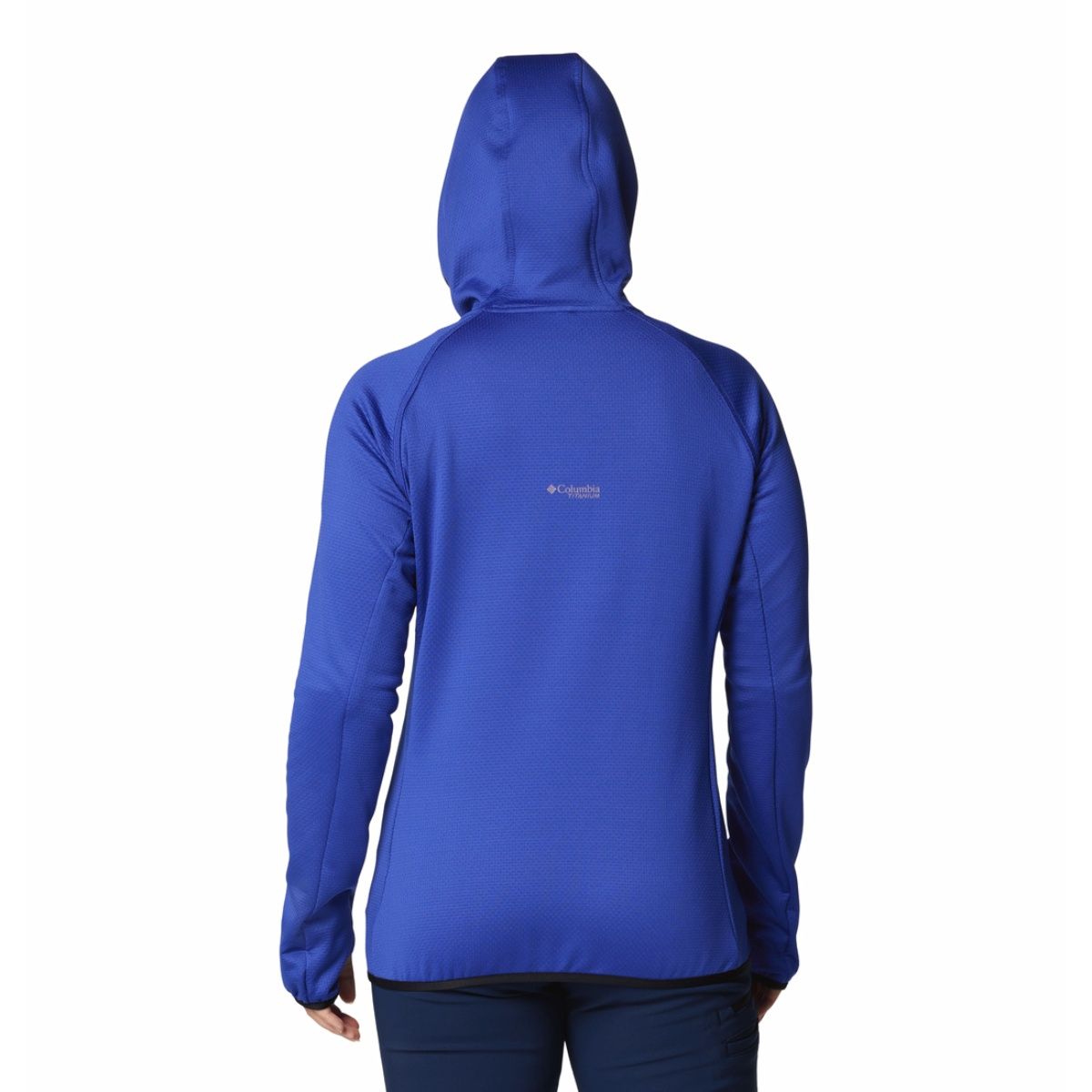 Buy Columbia Womens Blue Omni-Wick Triple Canyon Grid Fleece