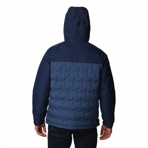 Columbia Mens Navy Omni-Heat Infinity Grand Trek III Down Jacket