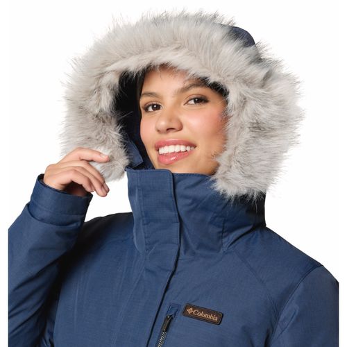 Buy Columbia Womens Navy Omni-Heat Reflective Suttle Mountain Long - Main Image