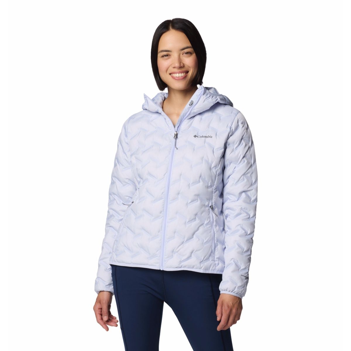 Buy Columbia Womens Purple Omni Heat Reflective Delta Ridge II Down Jacket Online