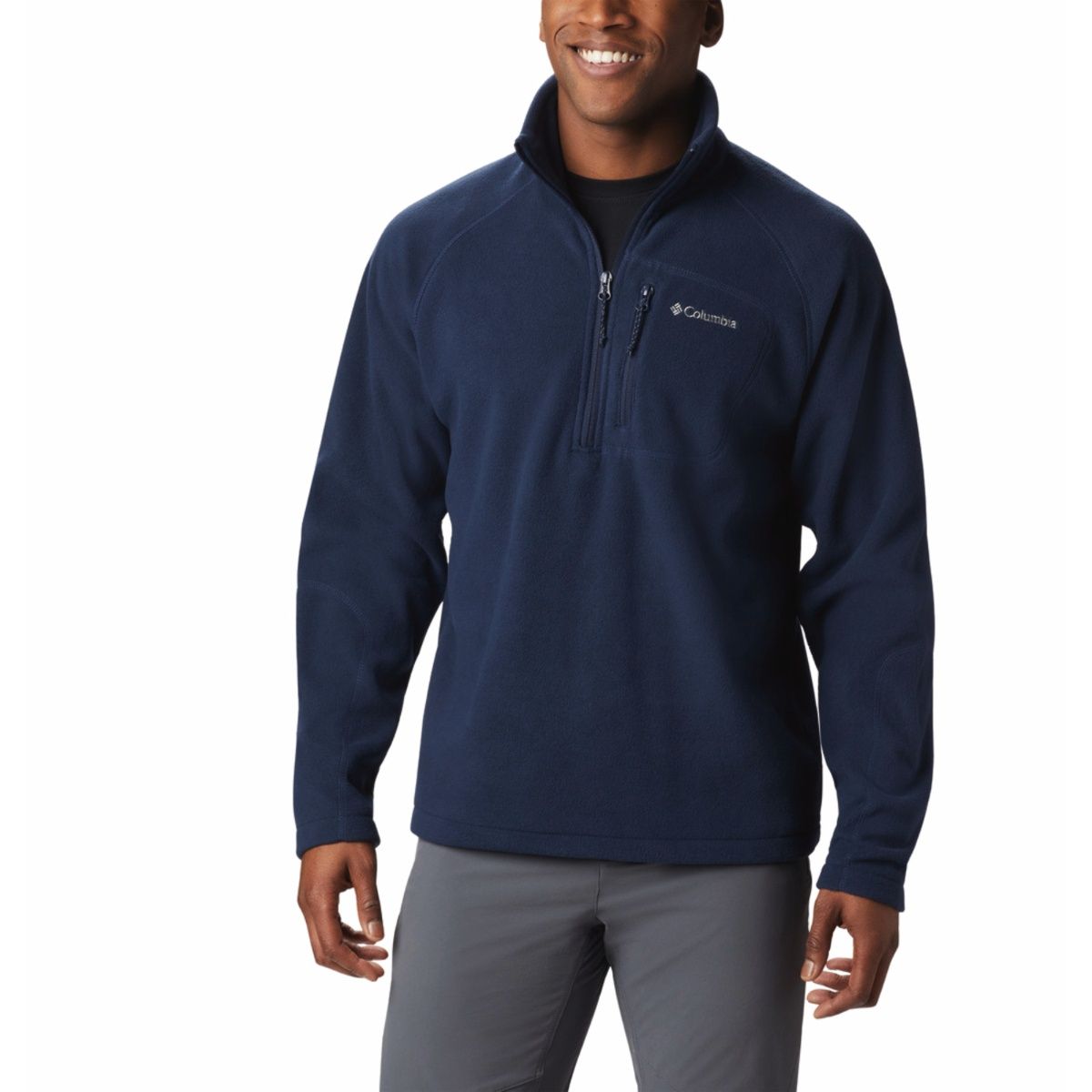 Buy Columbia Mens Navy Fast Trek III Half Zip Fleece Pullover Online