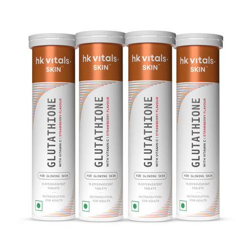 Buy HealthKart HK Vitals Glutathione Strawberry Effervescent Tablets