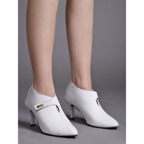 Buy Shoetopia Pointed Toe White Pumps for Women Online
