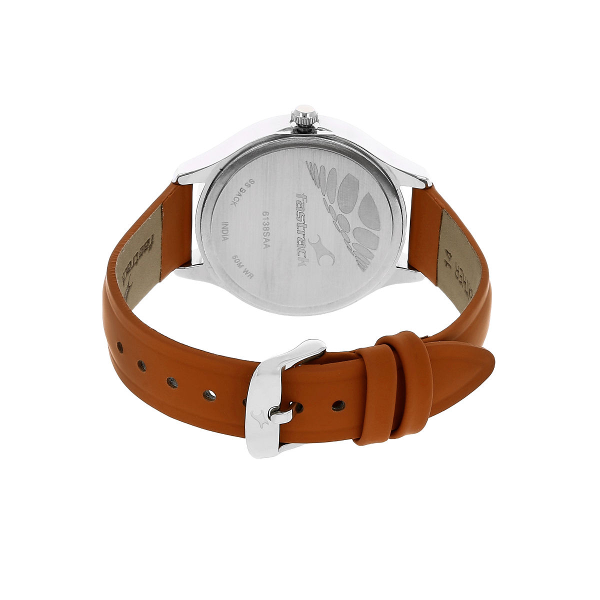 fastrack orange strap watch