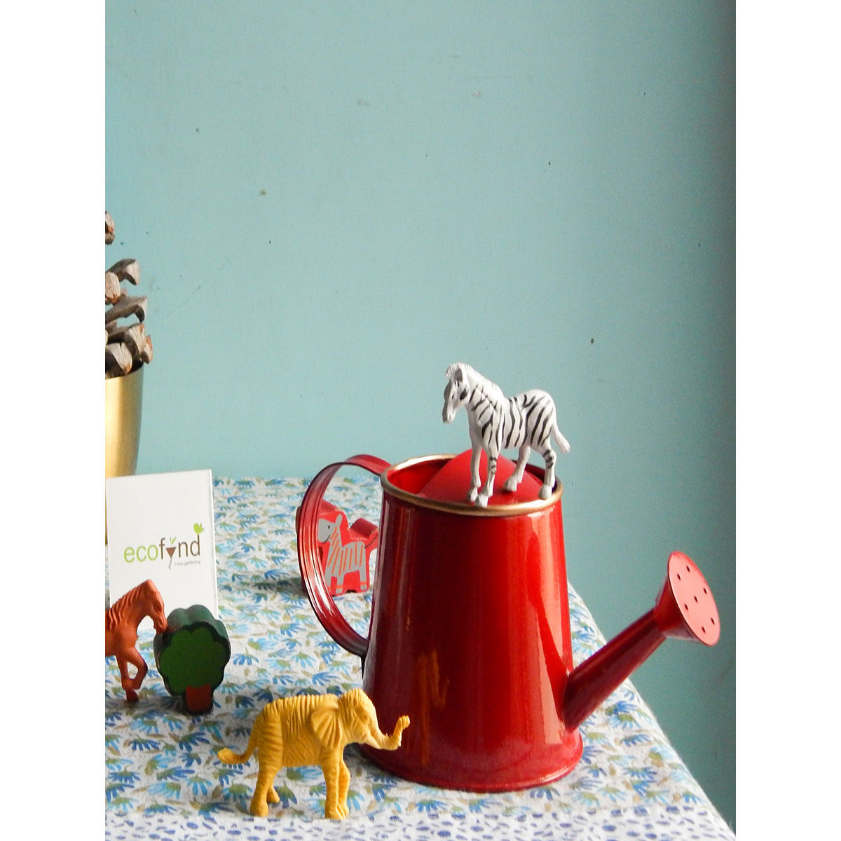 Ecofynd Red Small Metal Watering Can Buy Ecofynd Red Small Metal Watering Can Online At Best