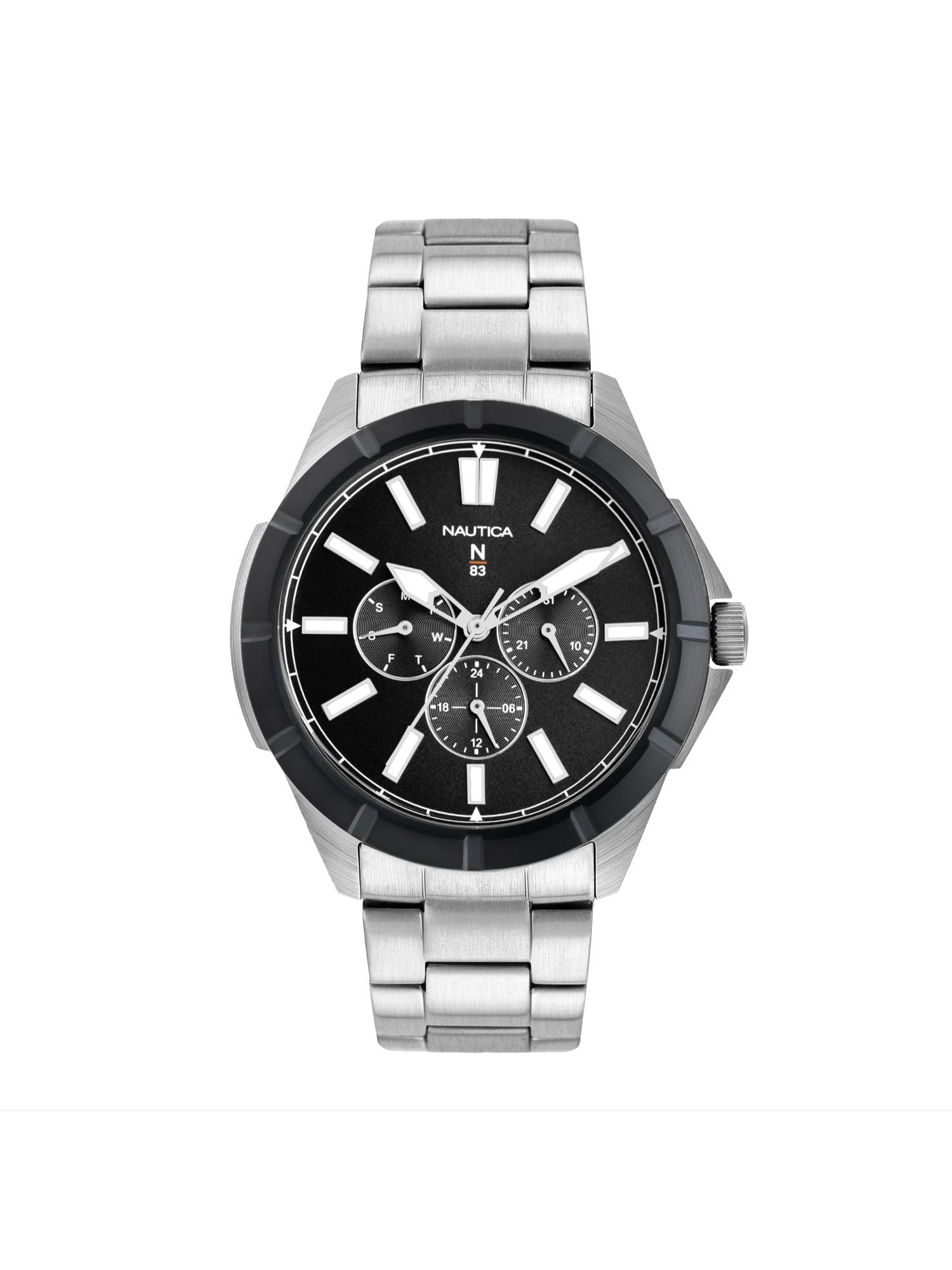 Buy Nautica Men N83 Sporty Black Dial Analog Watch - NAPMYF329 (M
