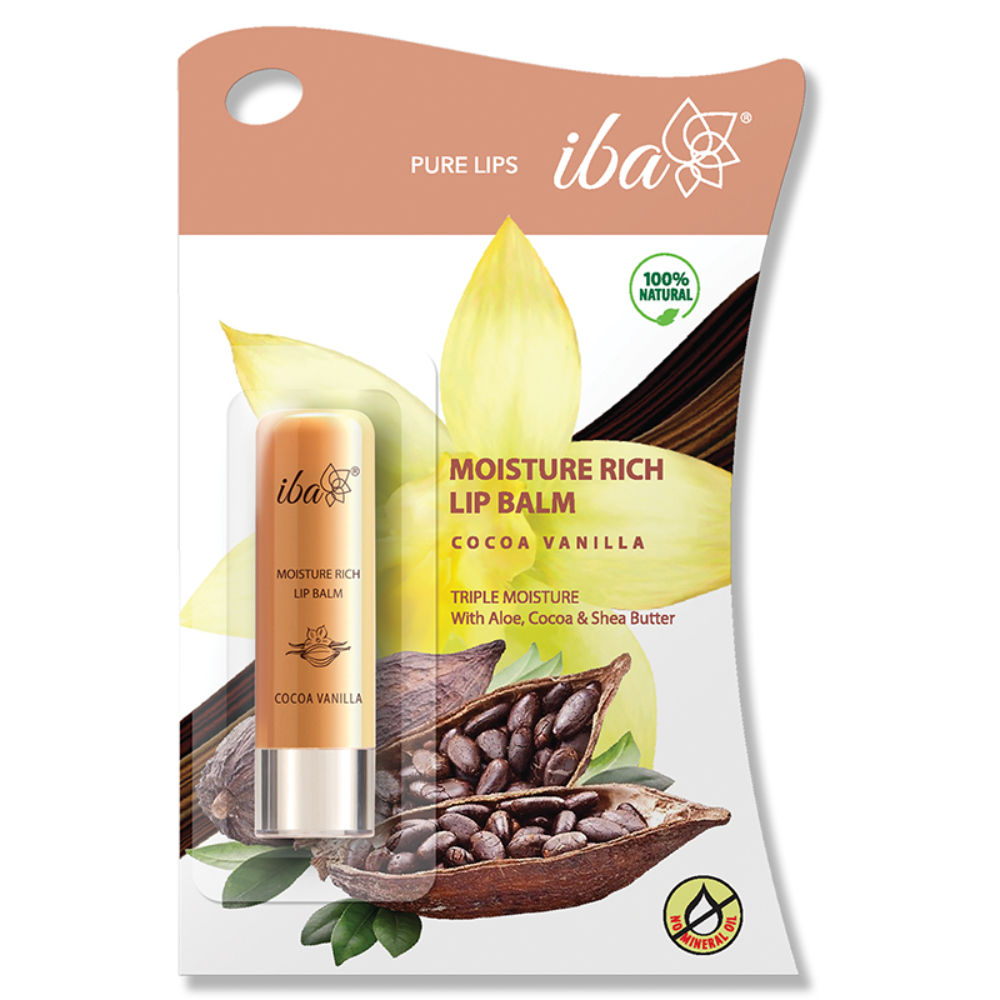 Iba Moisture Rich Lip Balm - Cocoa Vanilla