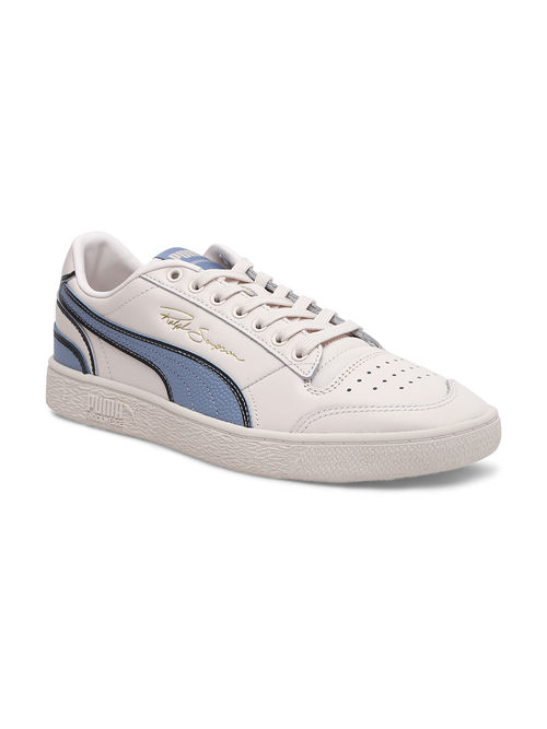 Puma Ralph Sampson Lo Hoops Pastel Parchment Unisex Casual Shoes Nude (13)