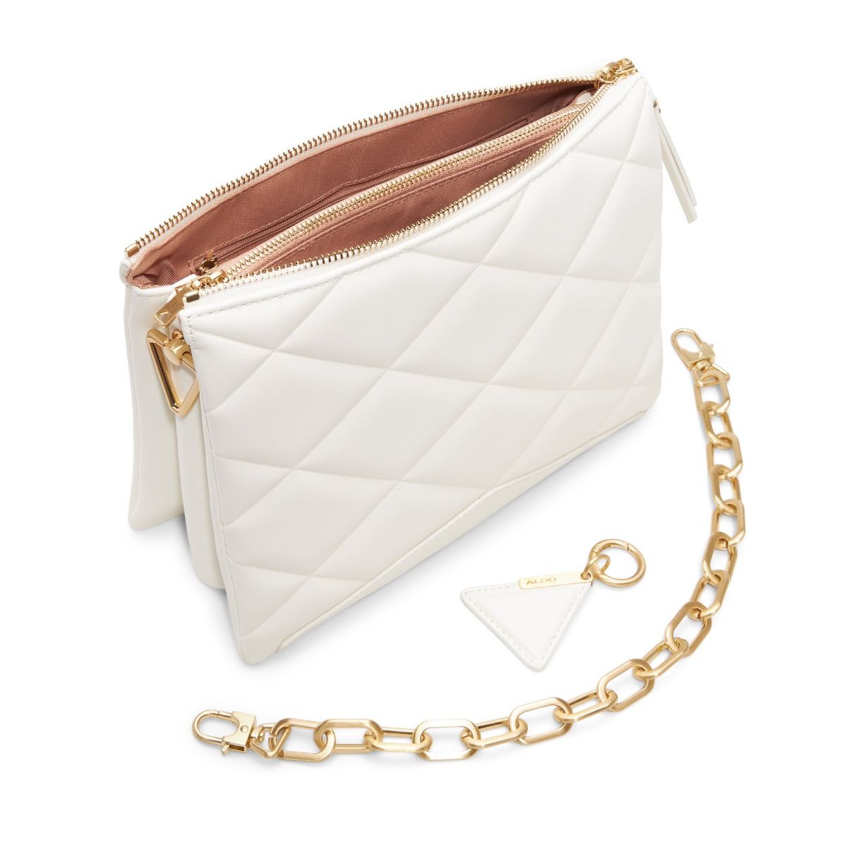 Buy Aldo Softquilt White Womens Cross Body Bag with