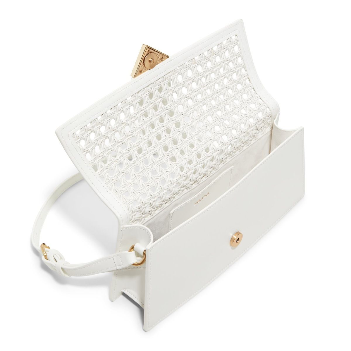 Buy Aldo Zenithpurse White Womens Shoulder Bag Online