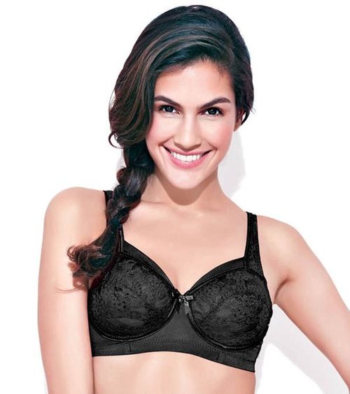 Enamor Women's Pretty Lace Perfect Lift Full Coverage Support Bra – Online  Shopping site in India