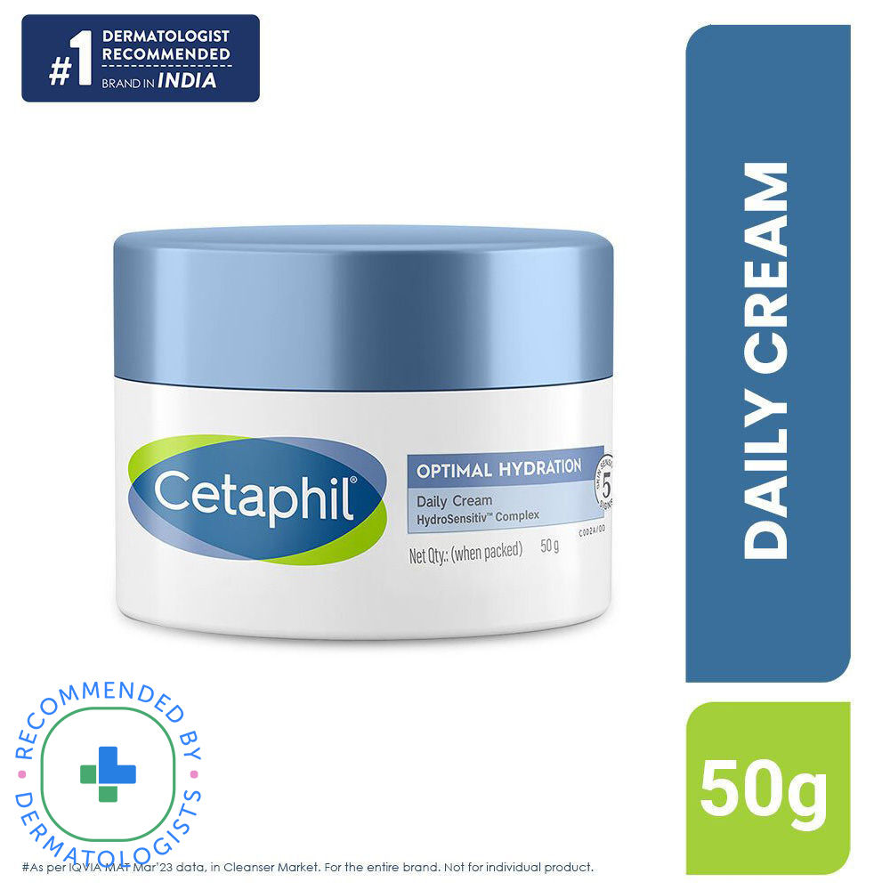 Cetaphil Optimal Hydration Lightweight Face Moisturizer With Hyaluronic Acid For Dehydrated Skin