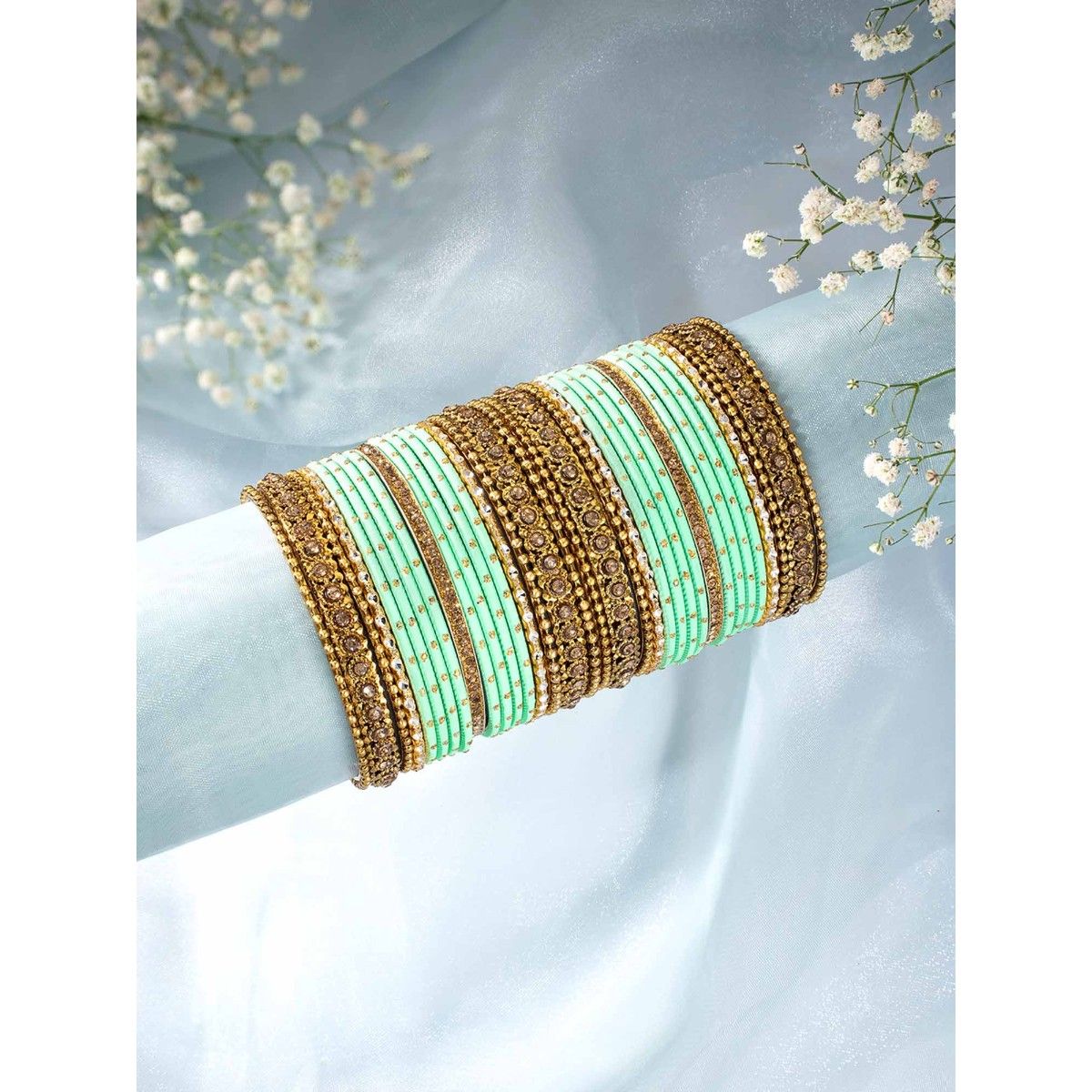 Mint deals green bangles