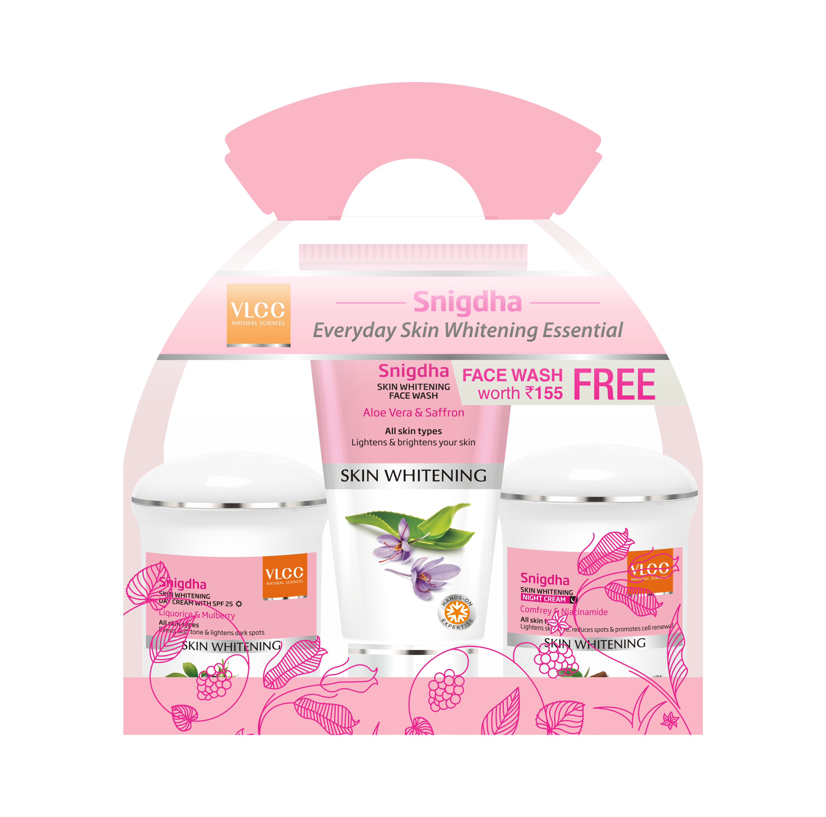 Buy VLCC Snigdha Everyday Skin Whitening Essential Free Face