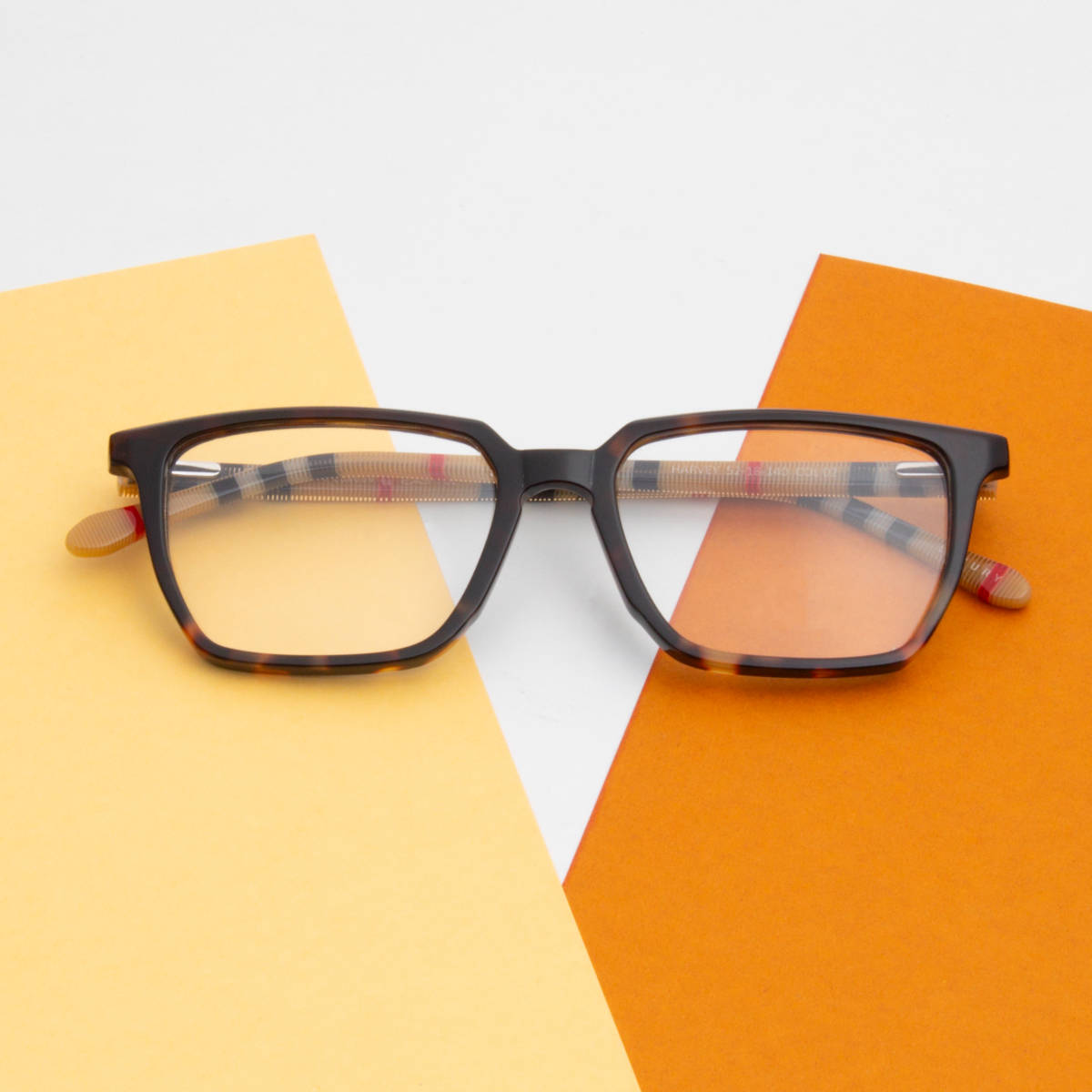 TED SMITH Demi Brown Square Premium Italian Acetate Frame For Unisex (HARVEY_C2)