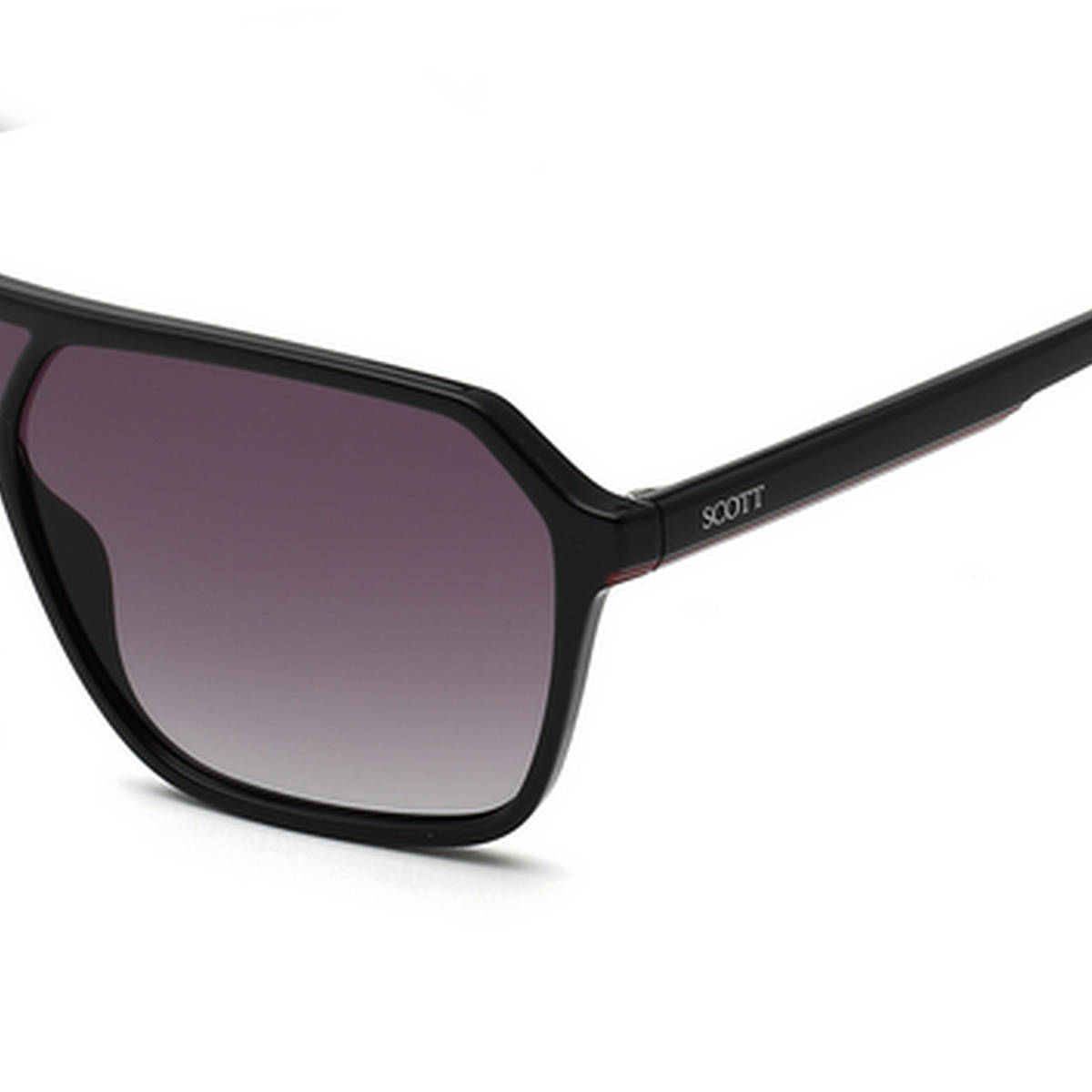 Scott Lens Frame Buy Scott Sunglasses Gradient Grey Lens Square Sunglass Full Rim Black ...