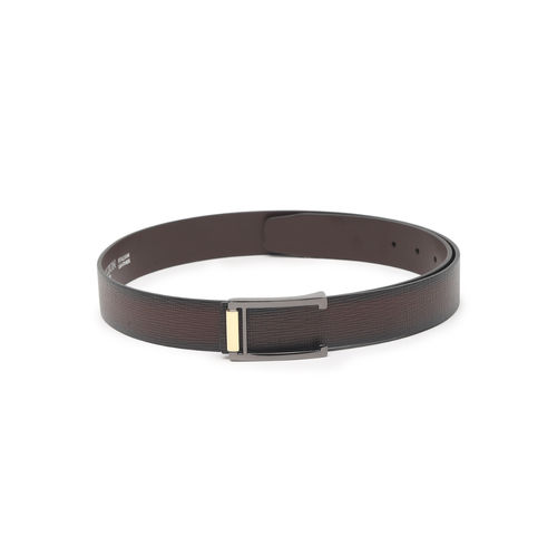 Men Brown Semi Formal Leather Belt – Carlton London Online