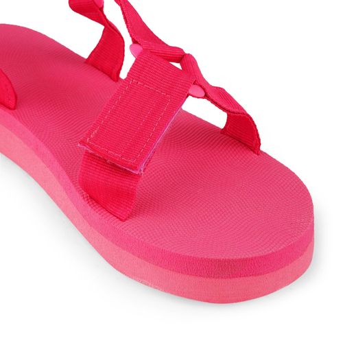 Buy Zori World Skater Solid Pink Sandals Online