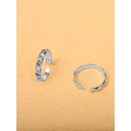 elegance silver toe ring silver tanishq