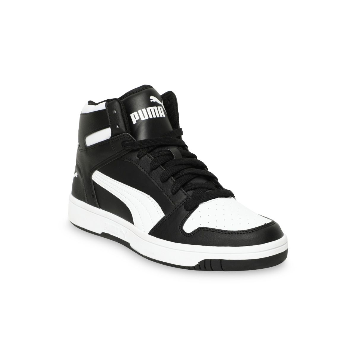 Puma Rebound LayUp SL Unisex Casual Shoes - Black (6)