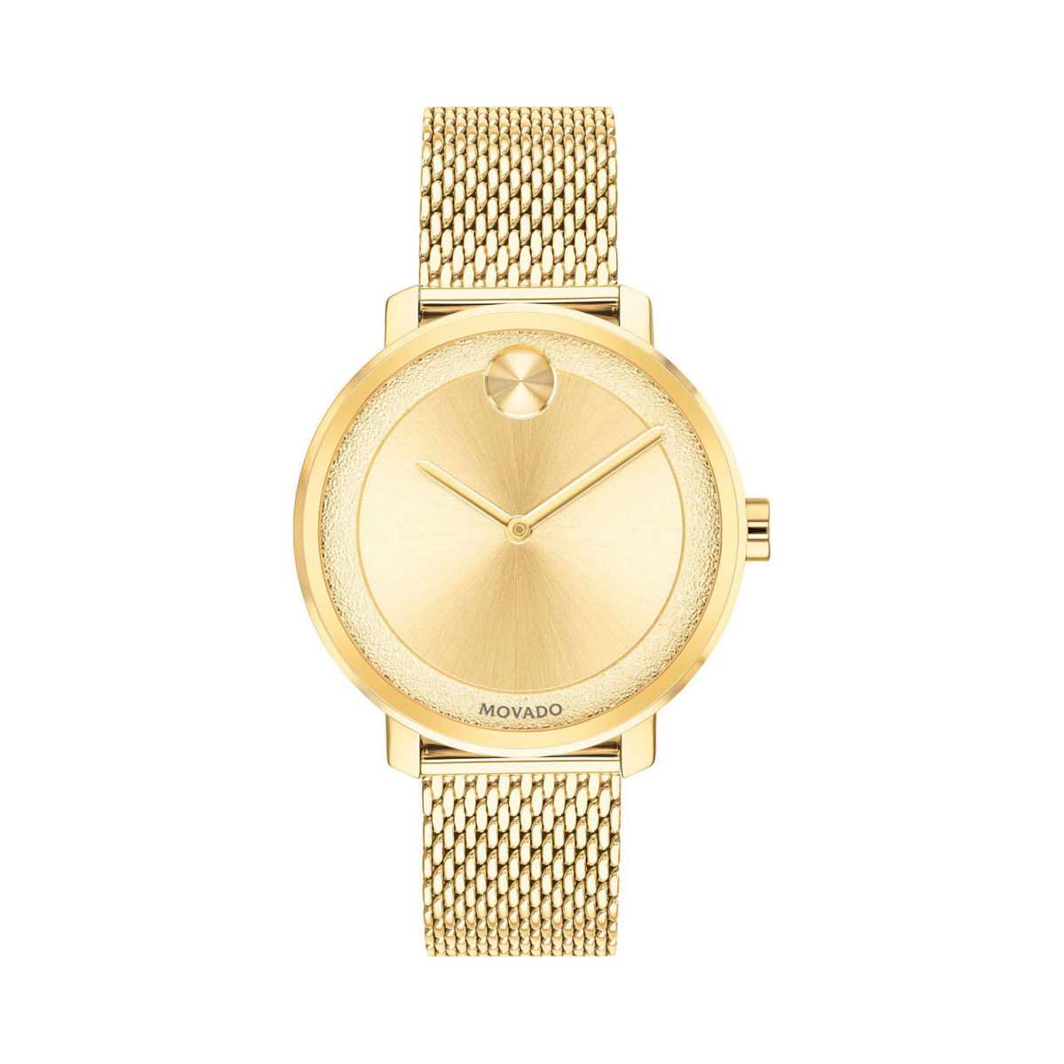 movado bold gold ladies watch