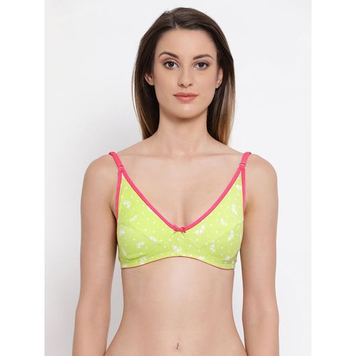 Buy Clovia Lace Lightly Padded Full Cup Wire Free Everyday Bra