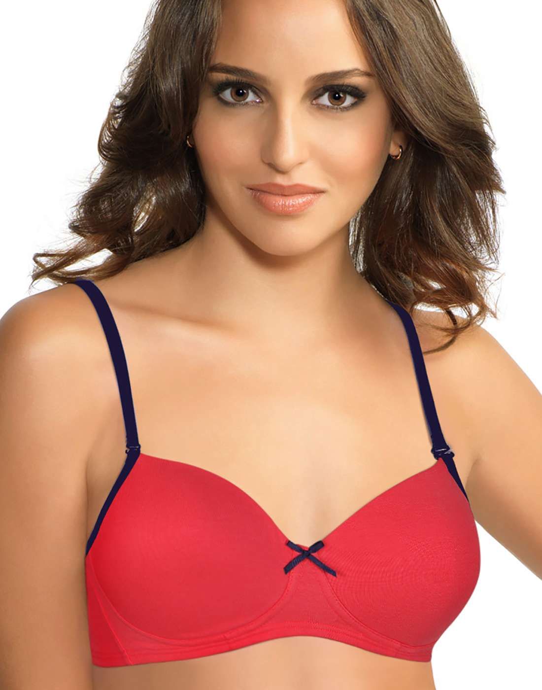 Amante Padded Non-Wired T-Shirt Bra With Detachable Straps - Pink (36B)