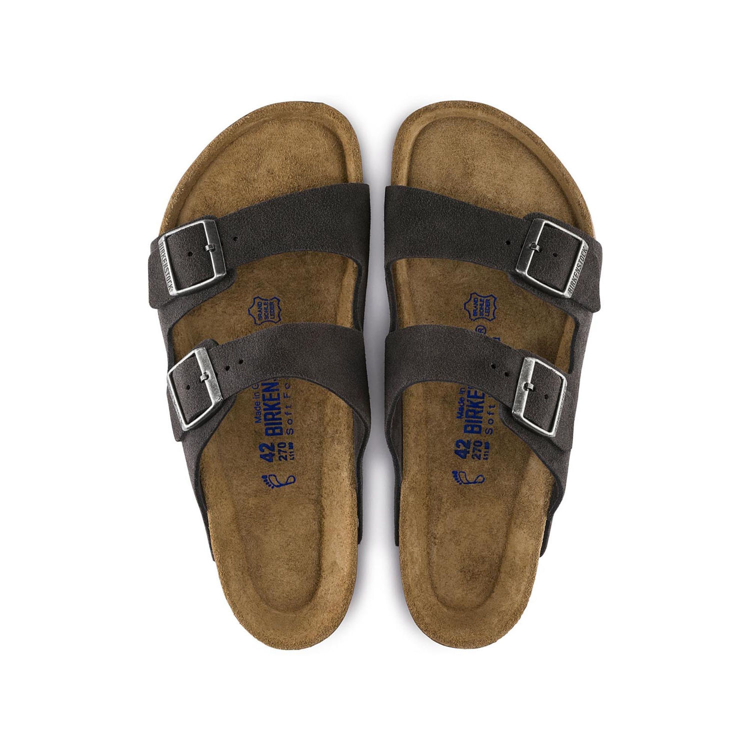 Grey best sale suede birkenstocks