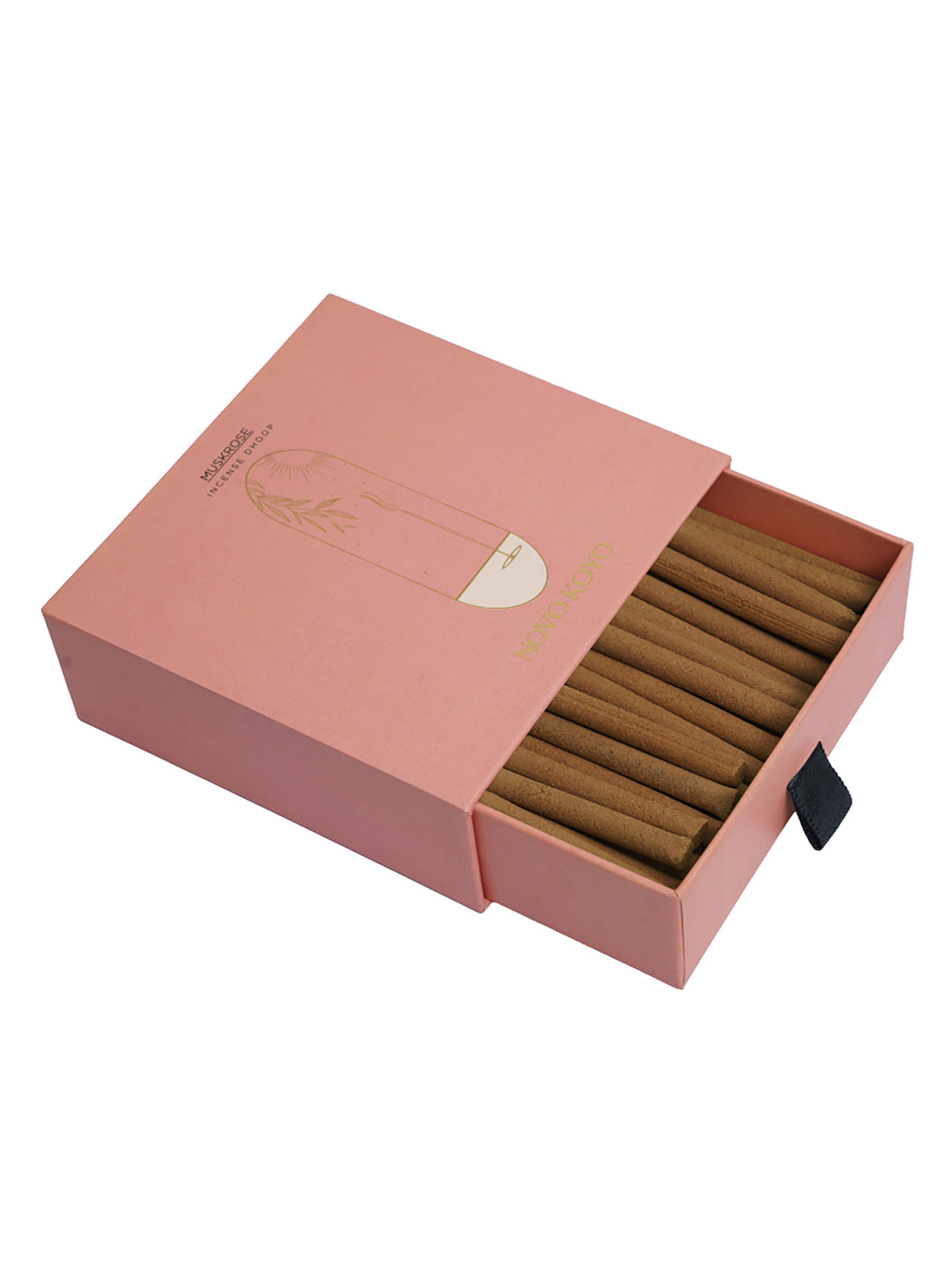 Buy Novo Koyo Musk Rose Dhoop Pink Box of 50 Dhoop Sticks Fresh Online