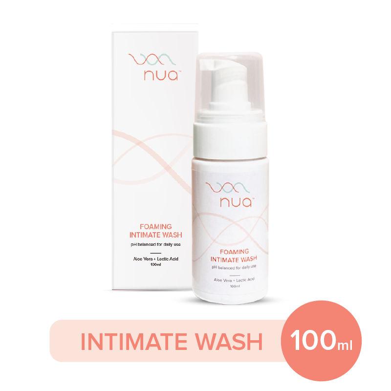 Nua Foaming Intimate Wash with Aloe Vera + Lactic Acid