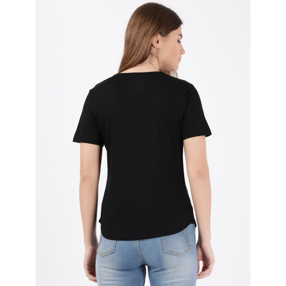 Jockey Aw Women S Super Combed Cotton Rich Crew Neck T Shirt Black Buy Jockey Aw Women S