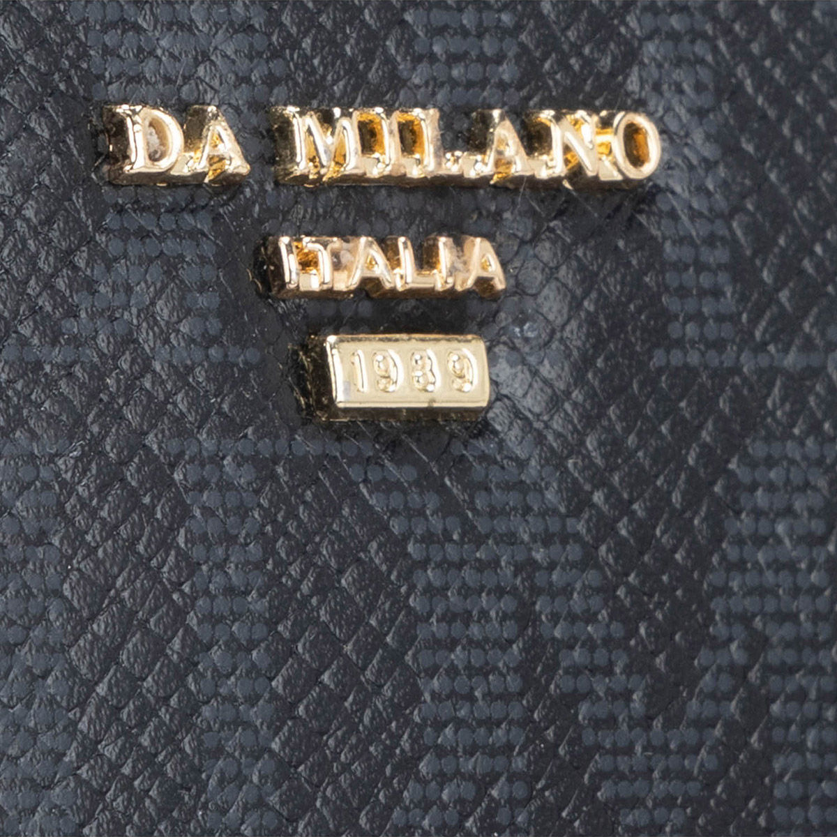 Da Milano Genuine Leather Men's Bifold Wallet | Textured Black Leather | Compact Design With Multiple Card Slots | Lifetime Warranty - View #9