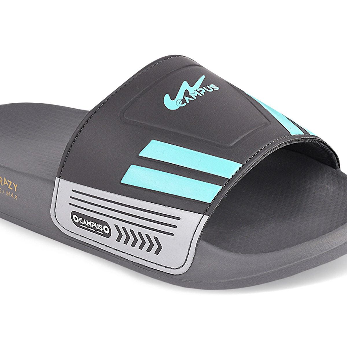 Buy Campus Sl 428 Grey Mens Sliders Online