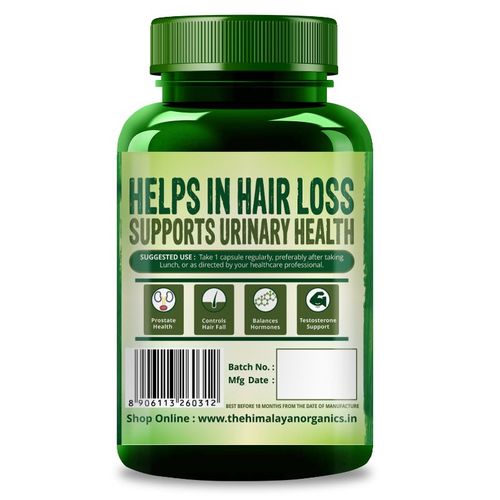 Himalayan Organics Saw Palmetto Extract 60 Veg Capsules: Buy ...