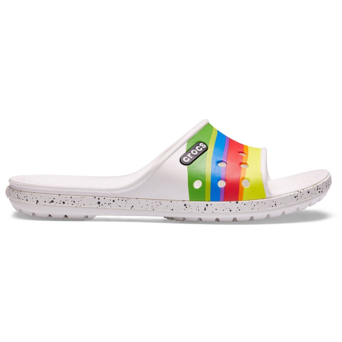 Crocband iii cheap rainbow block slide