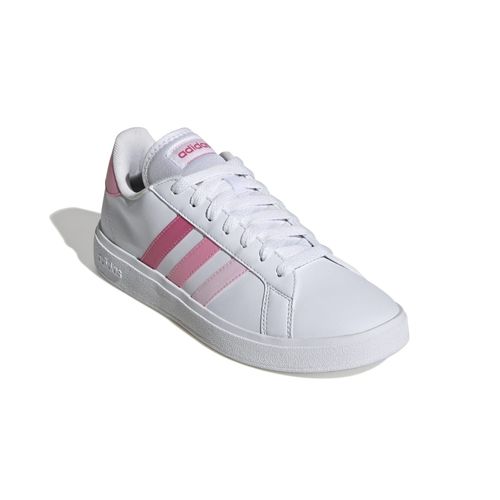 adidas GRAND COURT BASE Women White Tennis Shoes (UK 4)