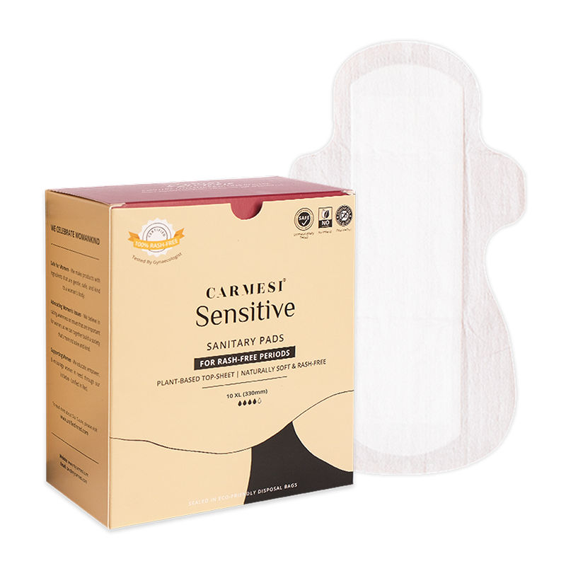 Carmesi Sensitive - Sanitary Pads For Rash-Free Periods XL - 10 Pcs ...