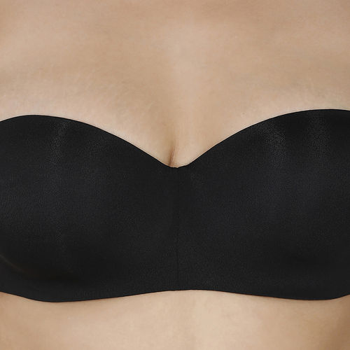 Buy Enamor F084 Seamless Ultra Smoothening T-Shirt Bra - Padded Wirefree  Medium Coverage - Black Online