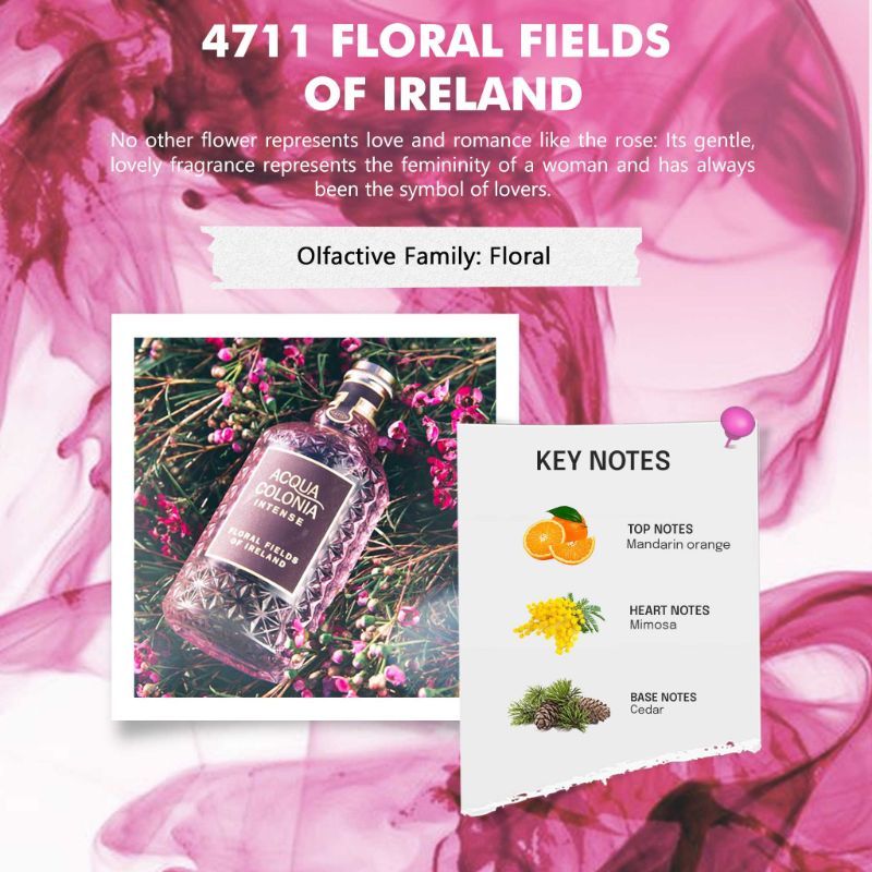 Buy 4711 Acqua Colonia Floral Fields Of Ireland Eau De Cologne Online