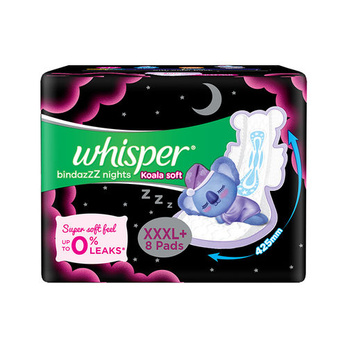 Buy Whisper Bindazzz Night Koala Soft XXXL+ Sanitary Pads - 85