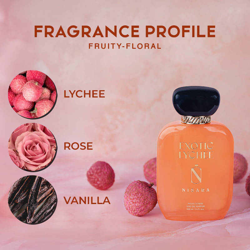 NISARA Exotic Lychee - Perfume For Women,Eau De Parfum,Long ... - view 2