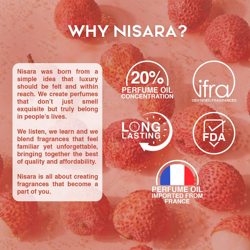 NISARA Exotic Lychee - Perfume For Women,Eau De Parfum,Long ... - view 3